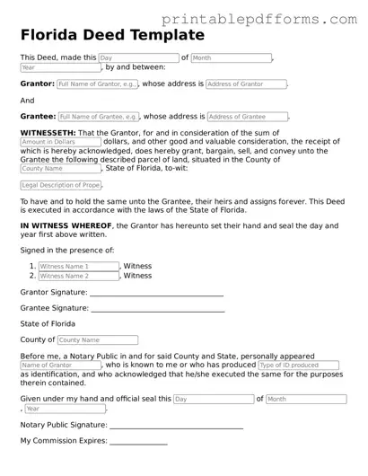 Florida Deed Document