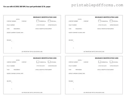 Fill a Valid Acord 50 WM Form