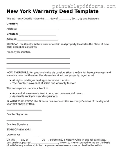 New York Deed Document