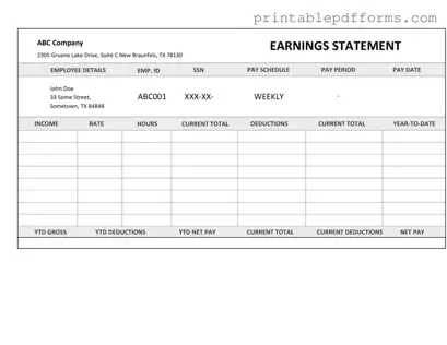 Fill a Valid Independent Contractor Pay Stub Form