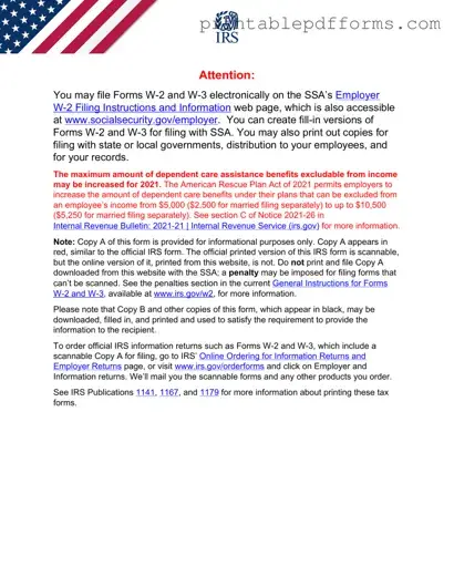 Fill a Valid IRS W-2 Form